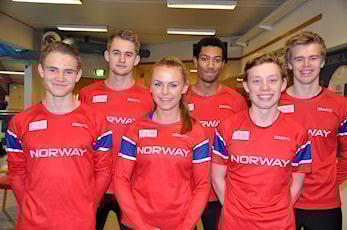 Seks Orion-utøvere på rekruttlandslaget